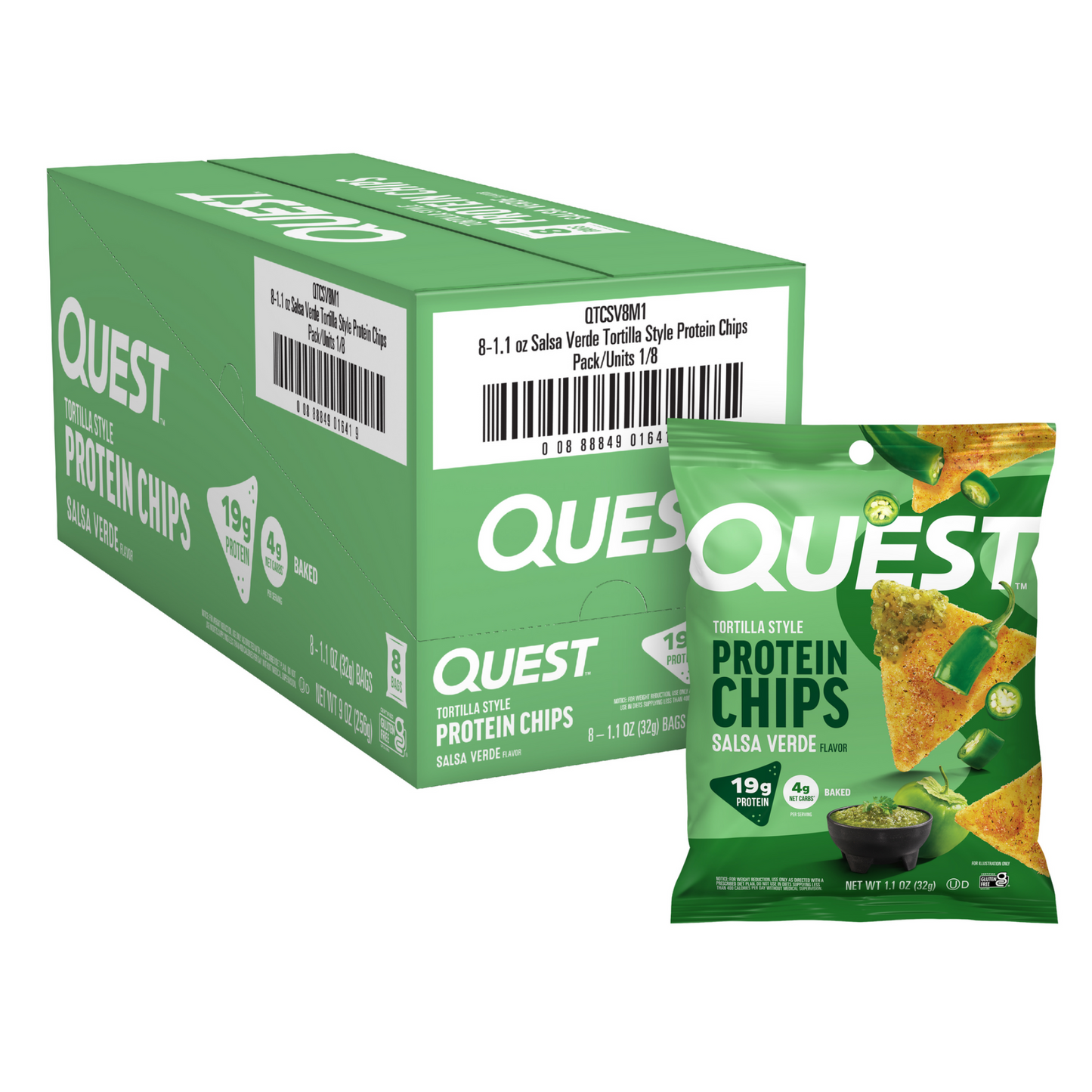 salsa-verde-tortilla-style-protein-chips-l6 110071_QN_USA_Pkg_ProteinChips_Tortilla_SV_8ctCarton_3D_Composite_Force_1.png