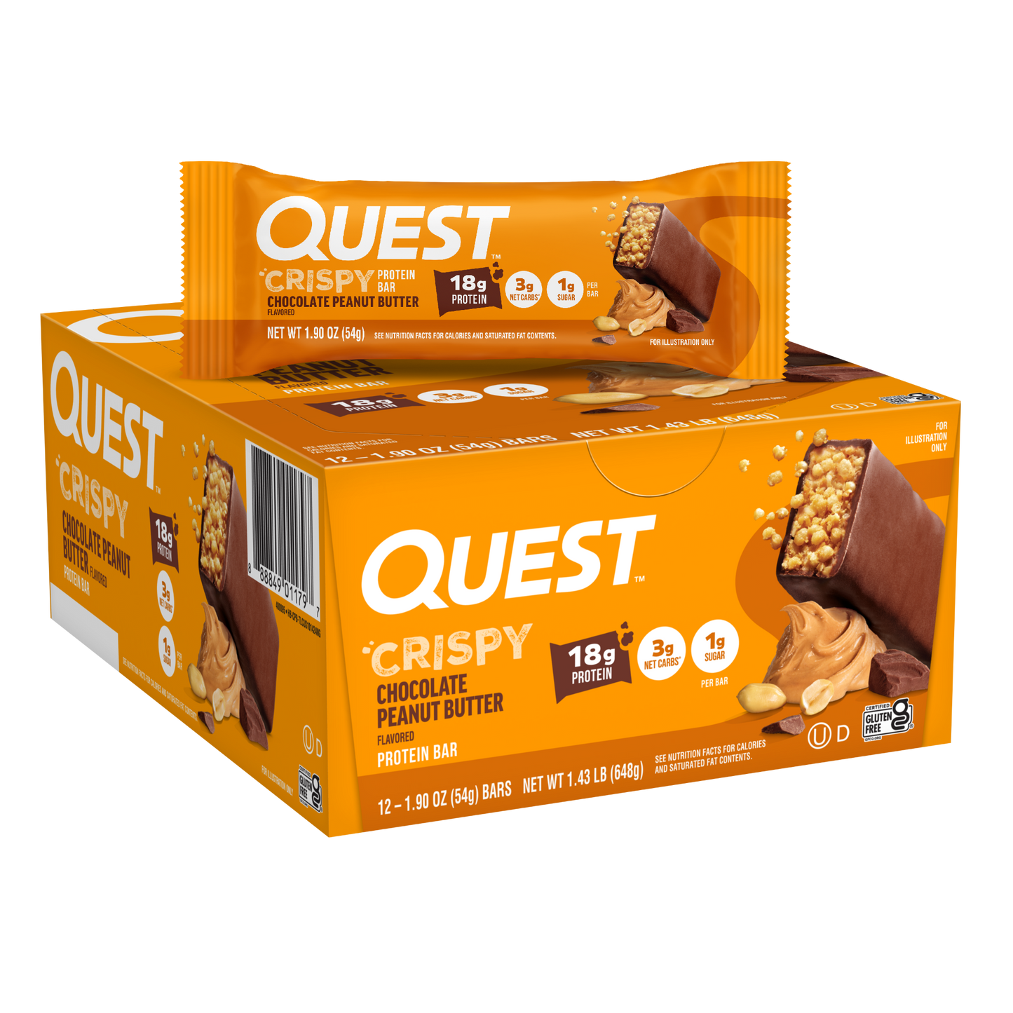chocolate-peanut-butter-crispy-hero-protein-bars-j9 400095_QN_USA_Pkg_Crispy_ProteinBar_CPB_12ctCarton_3D_Composite_Force.png